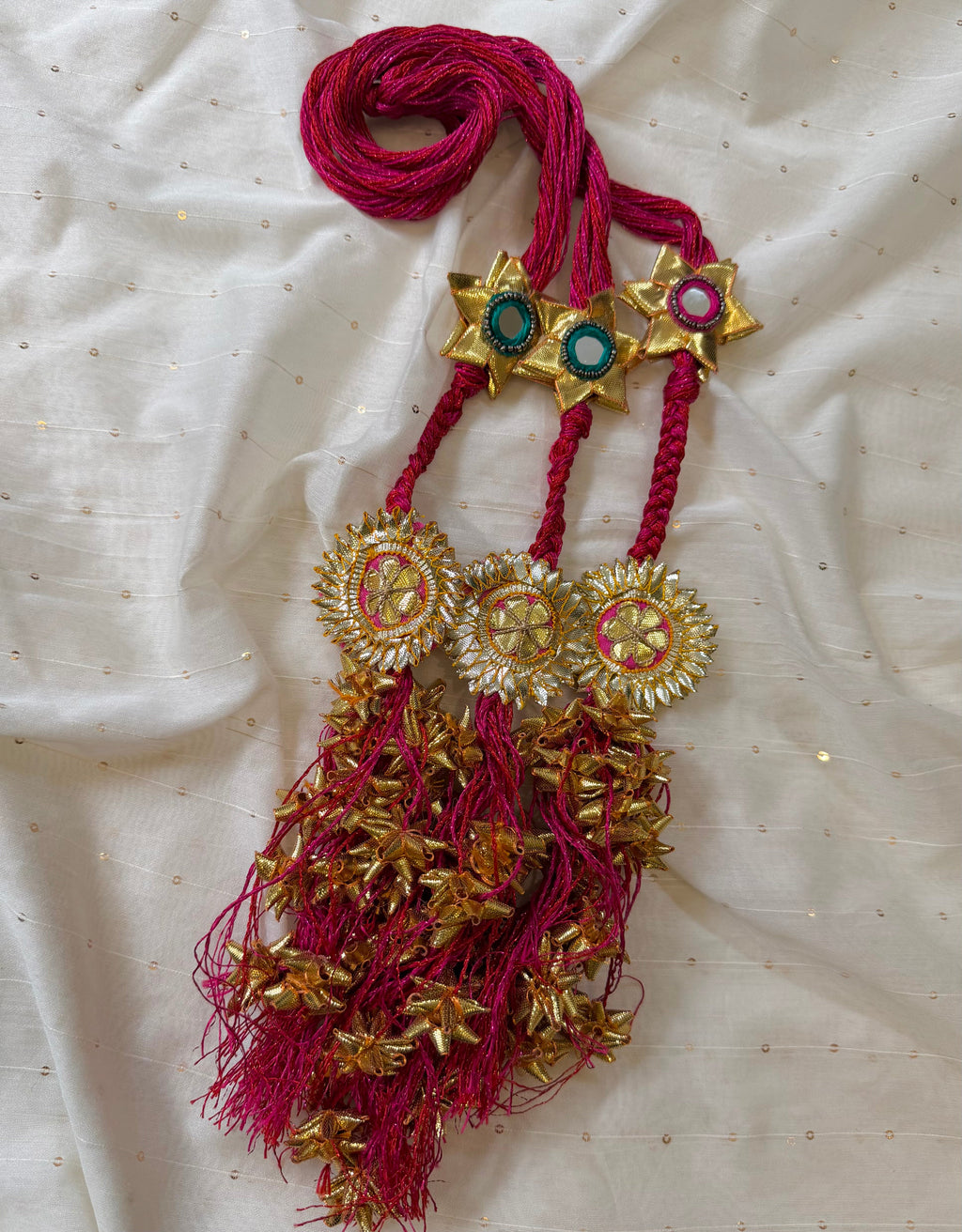Gajra Parandi Pink