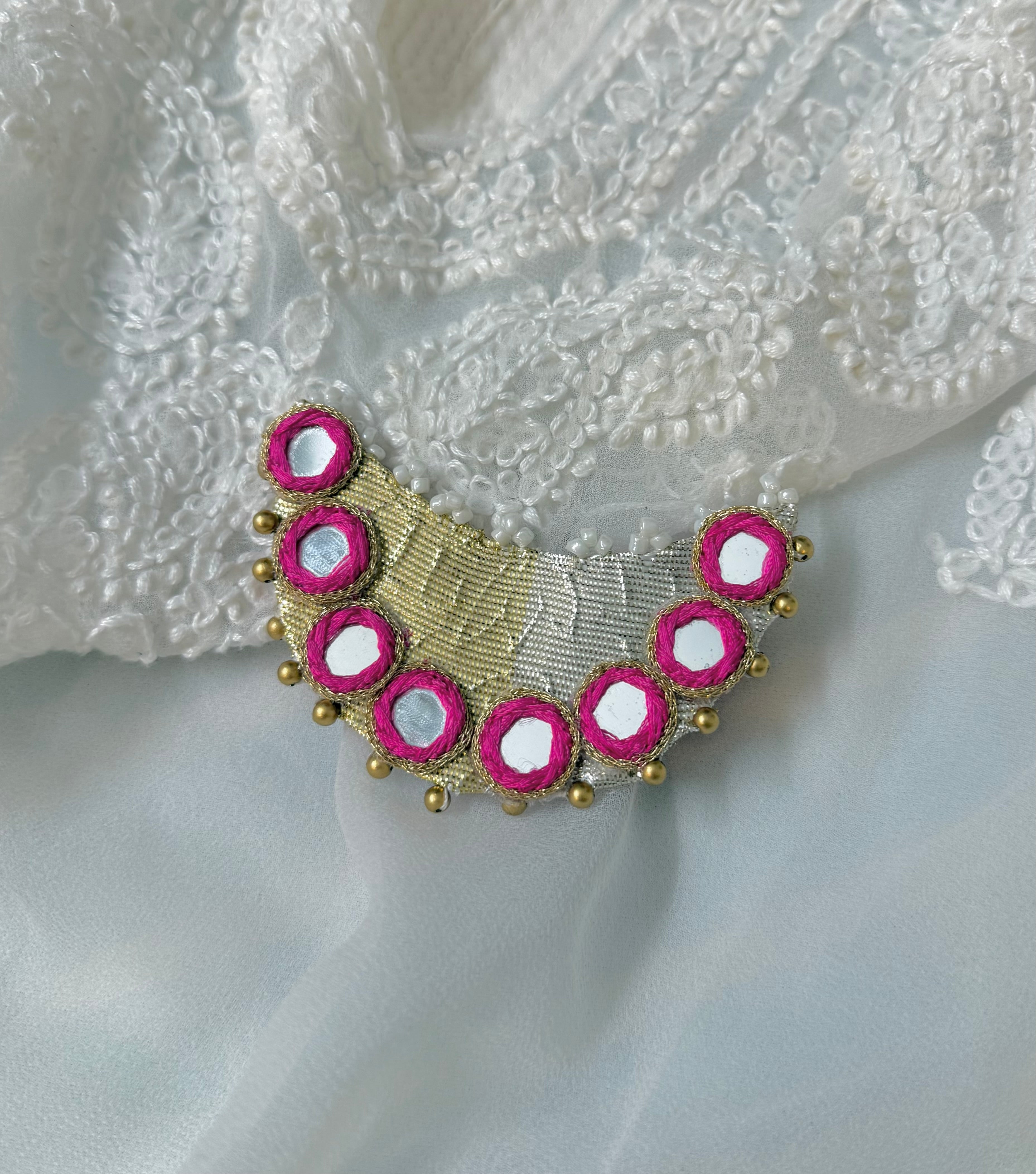 Pink Chaandni Hair Clip