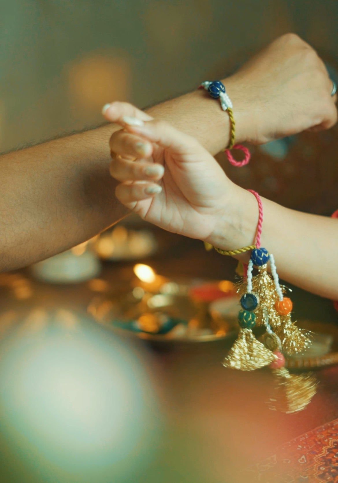 CHAMKELI COUPLE RAKHI