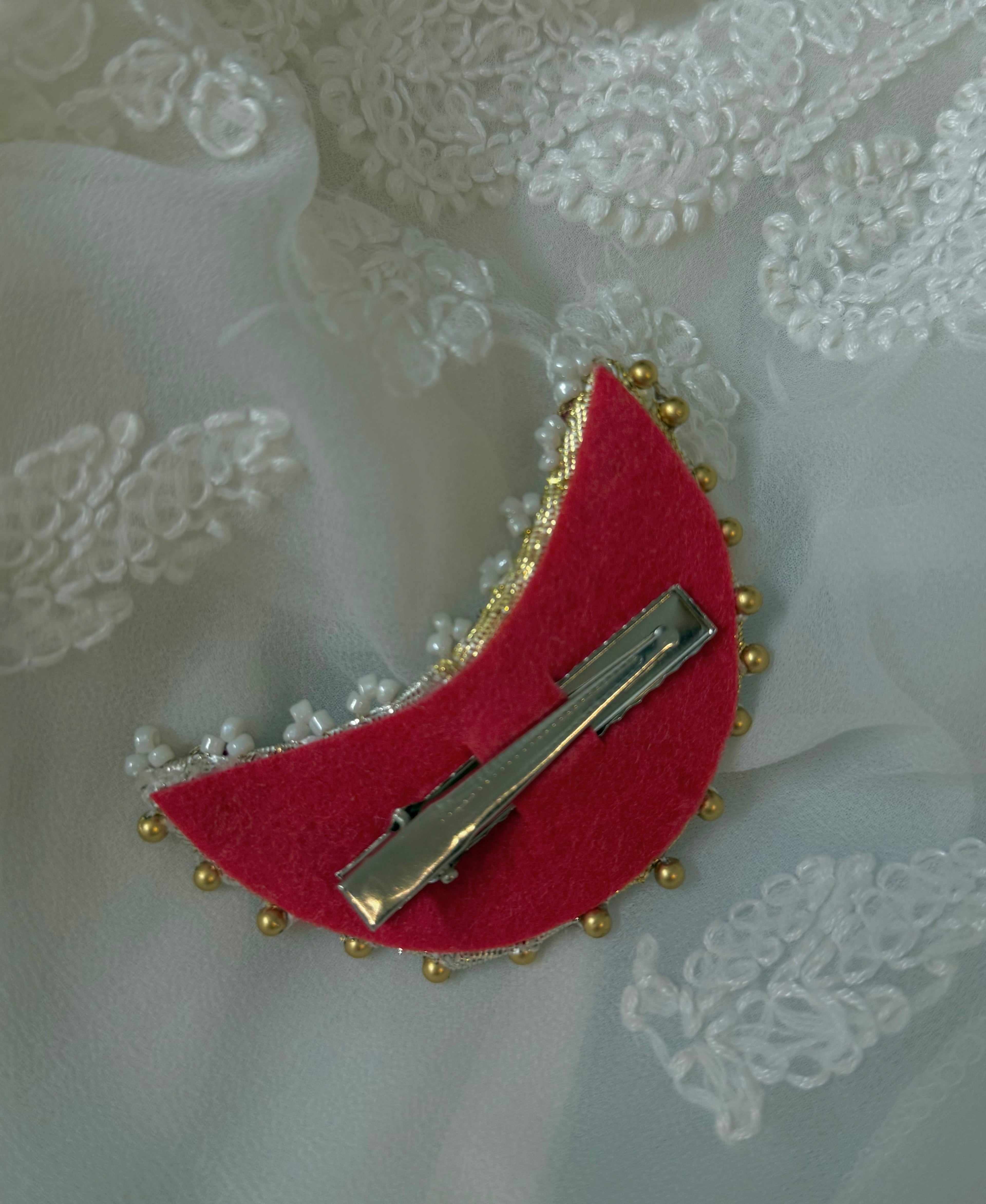 Pink Chaandni Hair Clip