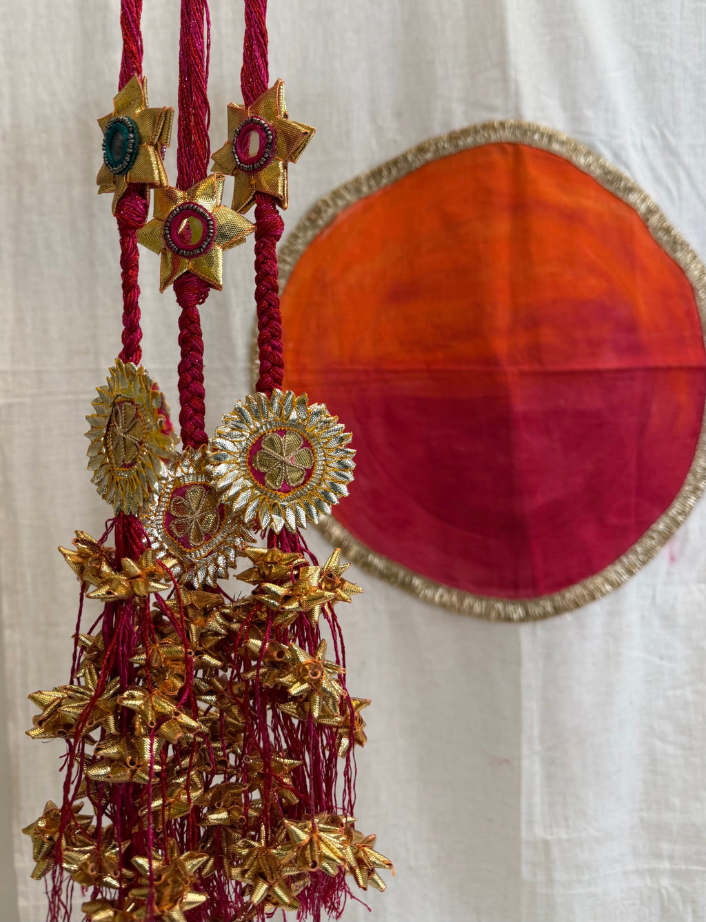 Gajra Parandi Pink