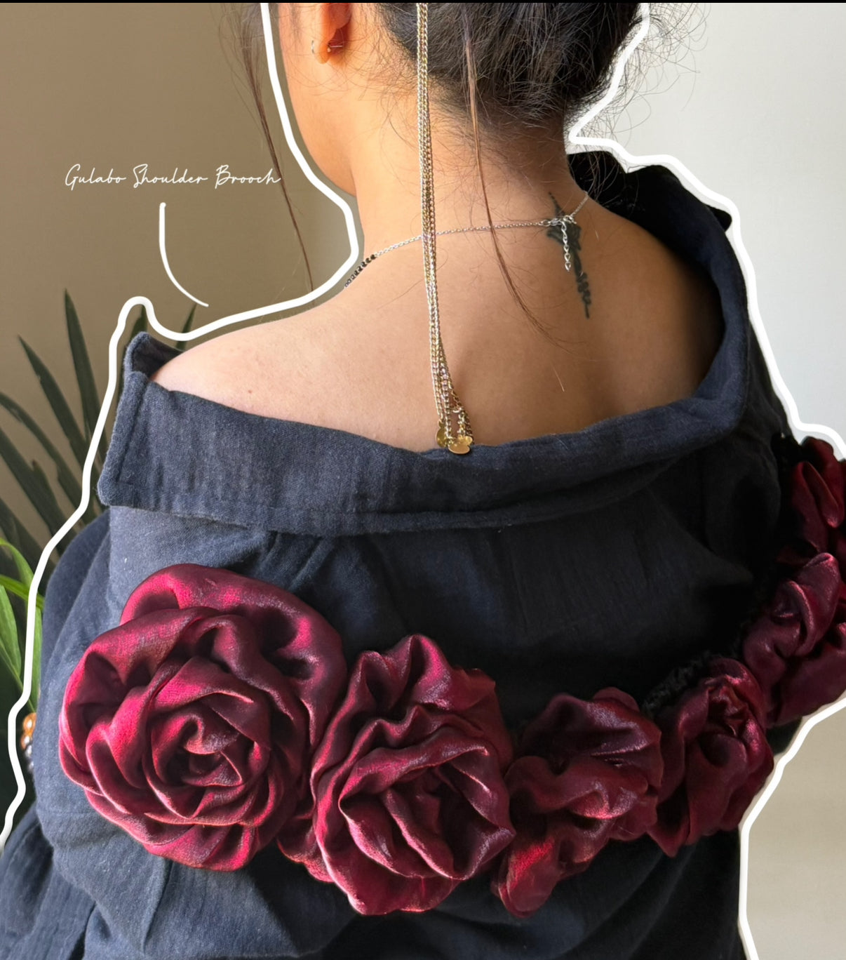 Gulabo Shoulder Brooch