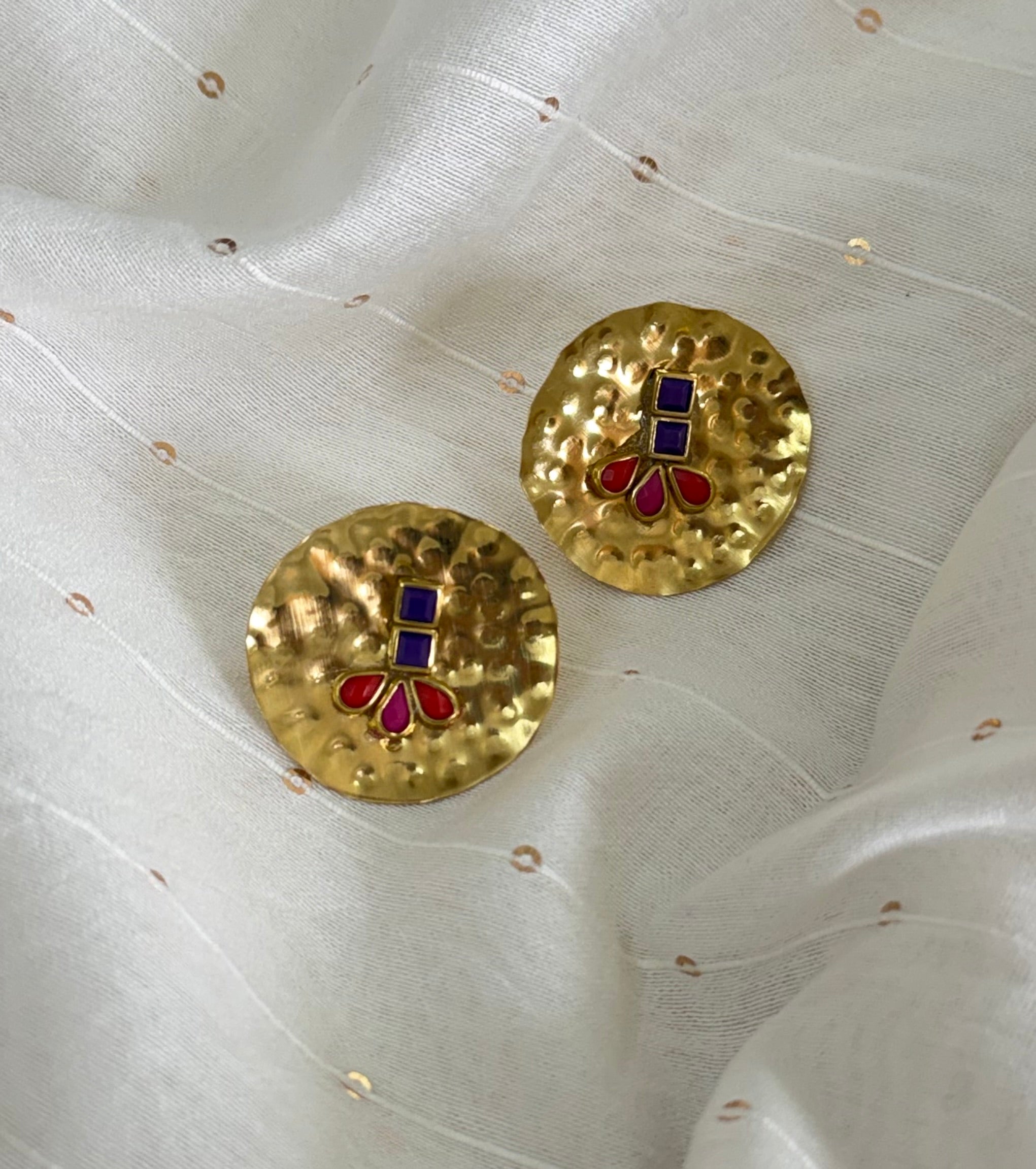Bharat Ki Karigari Peetal Earring 09