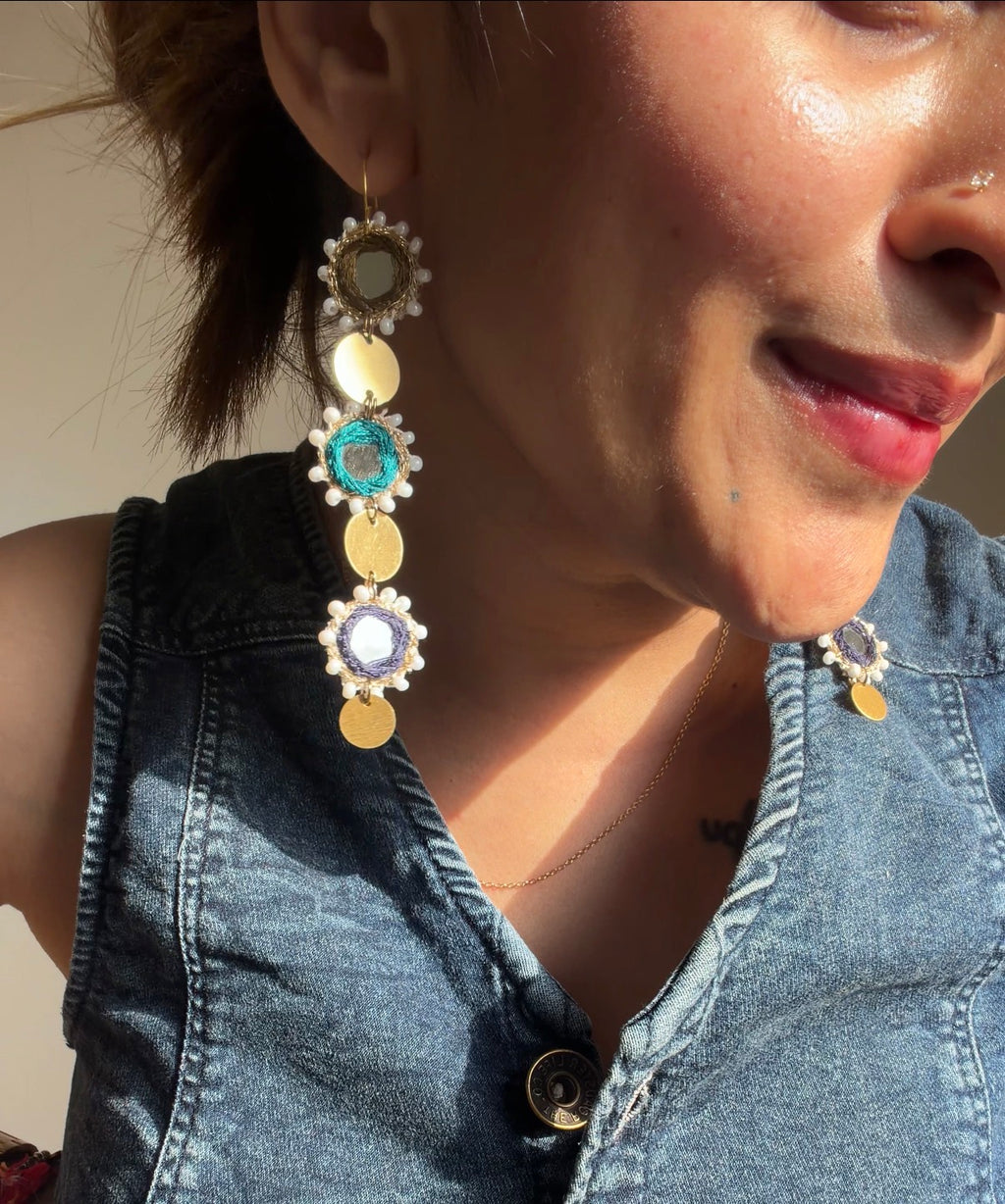 Jhilmil Aaina Earring 02