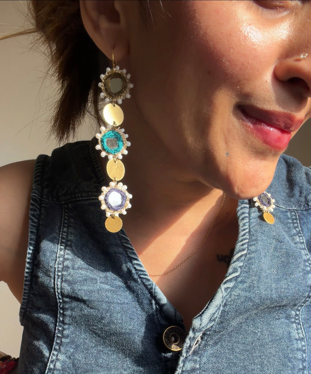 Jhilmil Aaina Earring 02