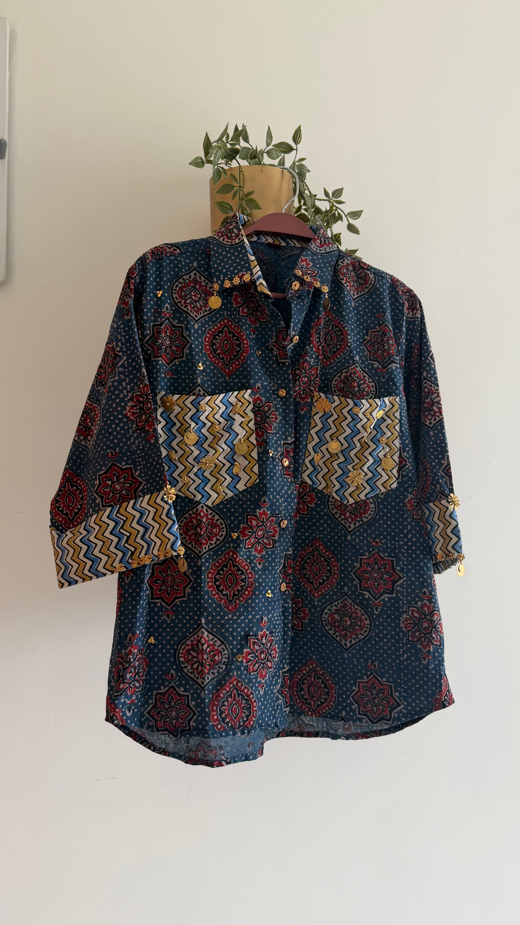 Ajrakh Shirt [Blue]
