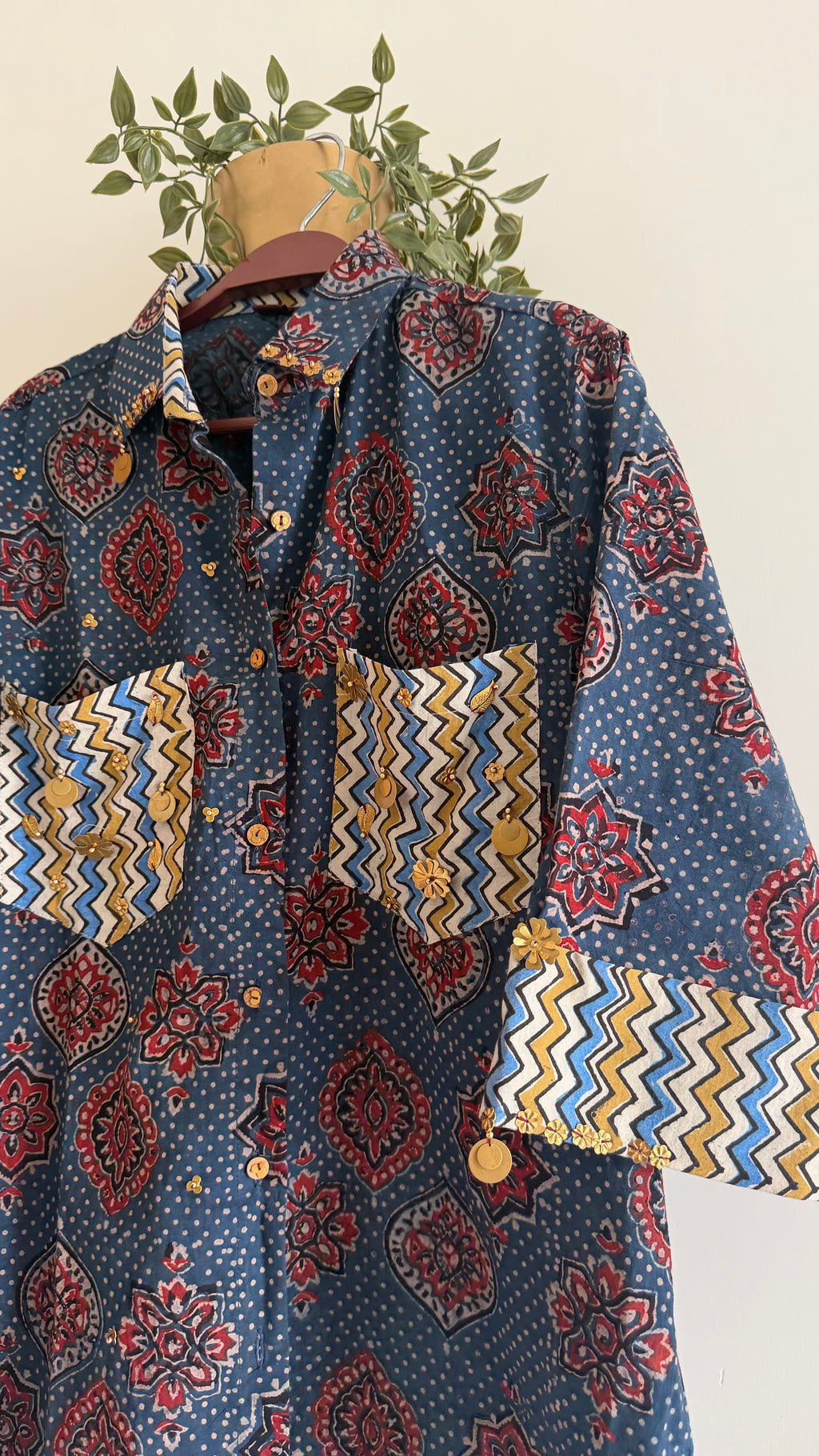 Ajrakh Shirt [Blue]