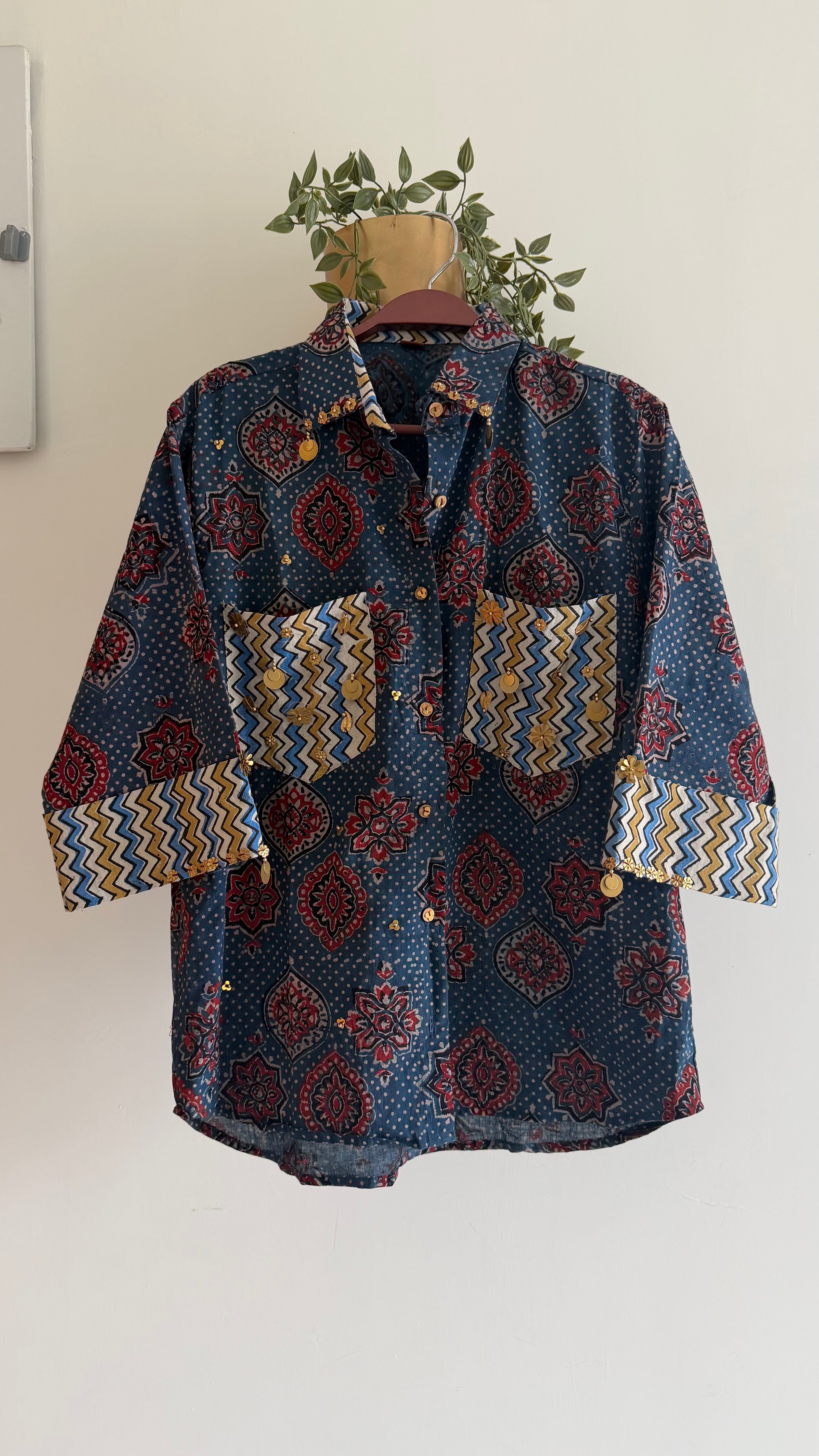 Ajrakh Shirt [Blue]