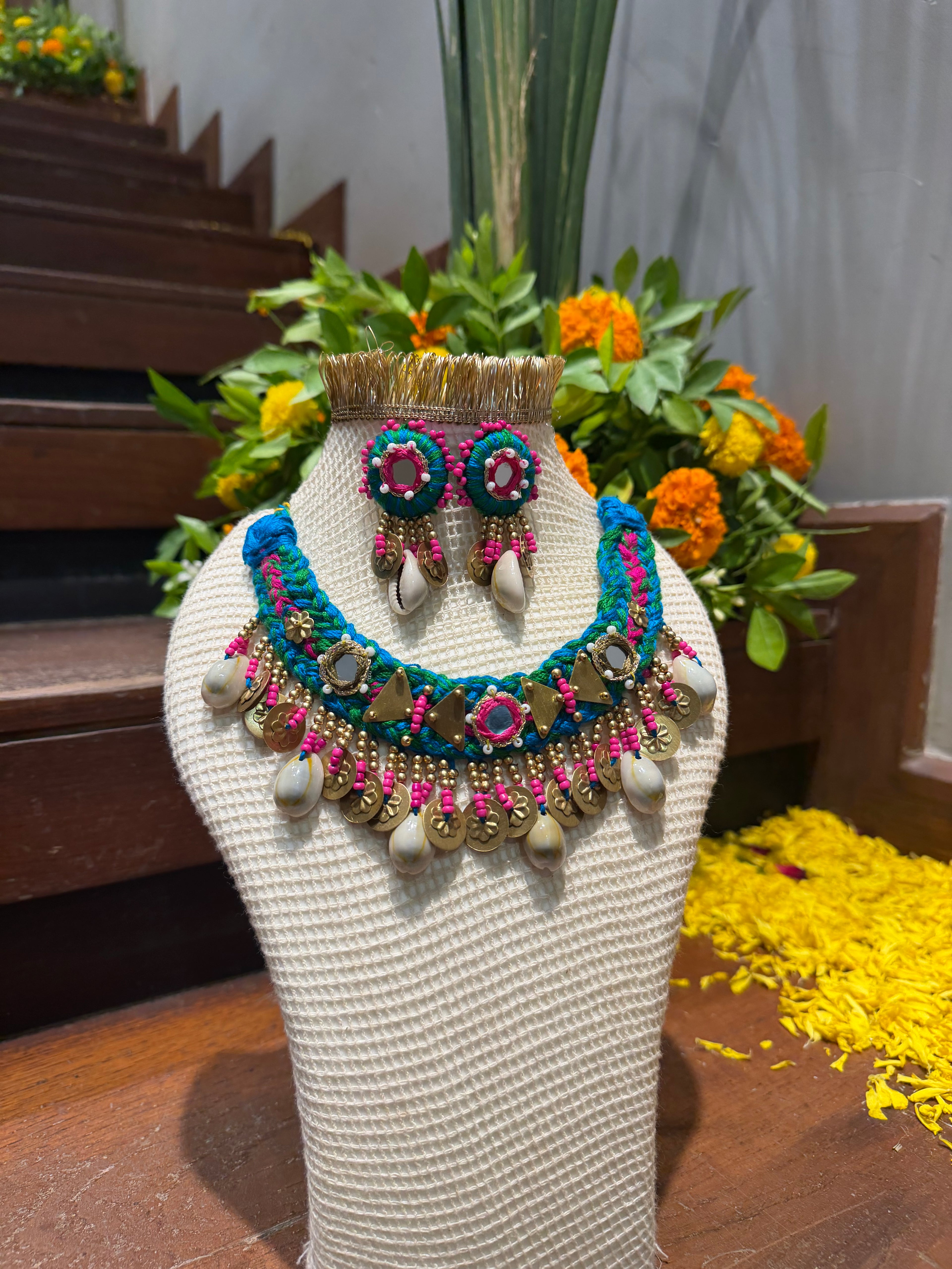 Shakti Shringar Saraswati chokar Set