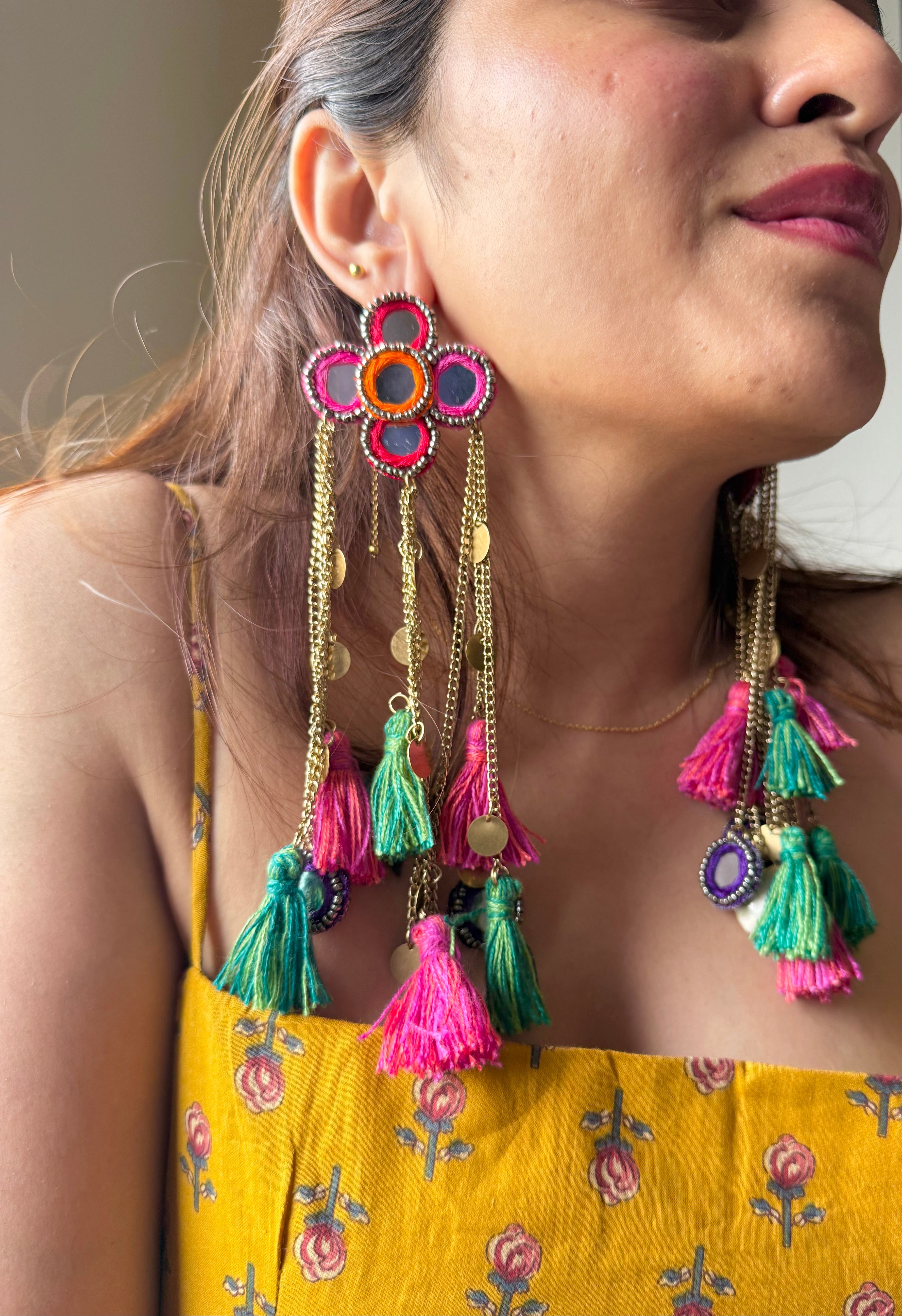 Aaina Jhalar Earring