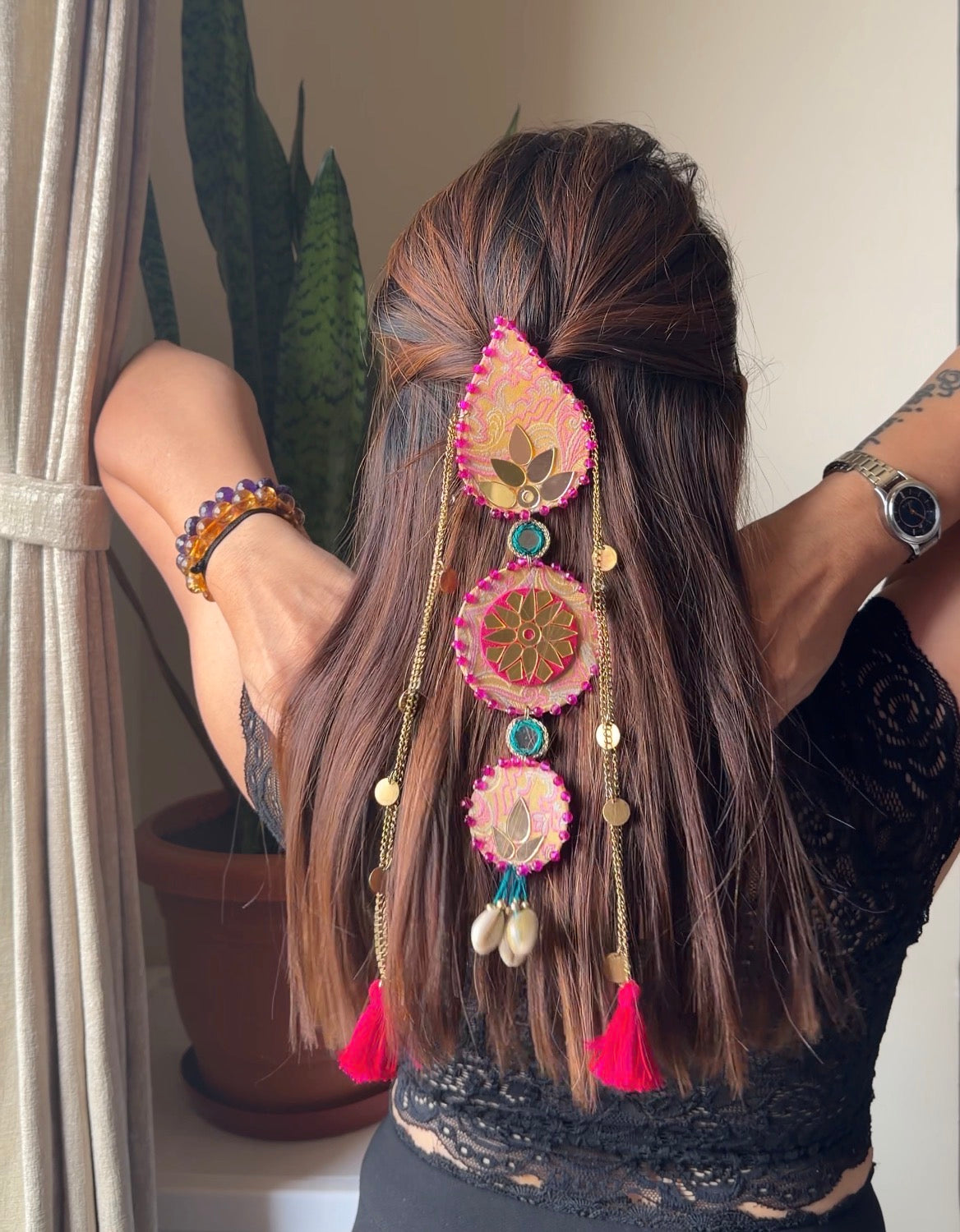 Sunshine Rani Hair Brooch