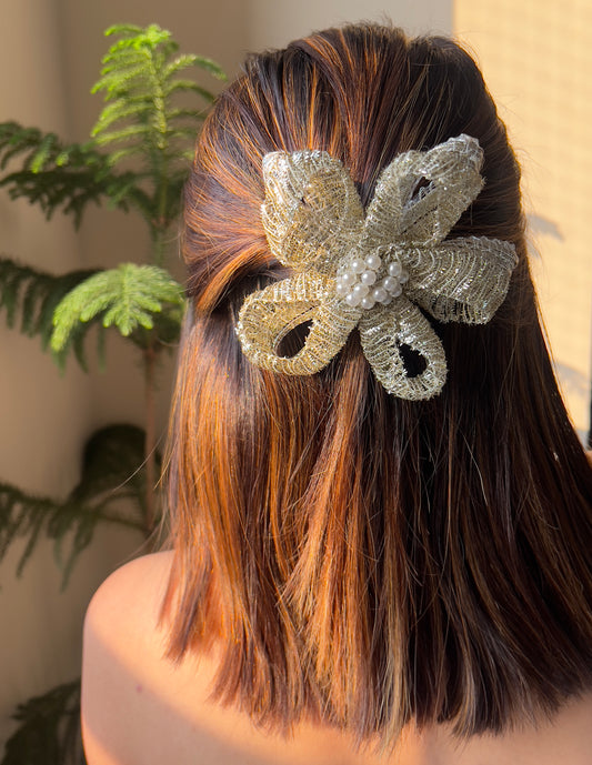 Flower Twinkle Hair Brooch