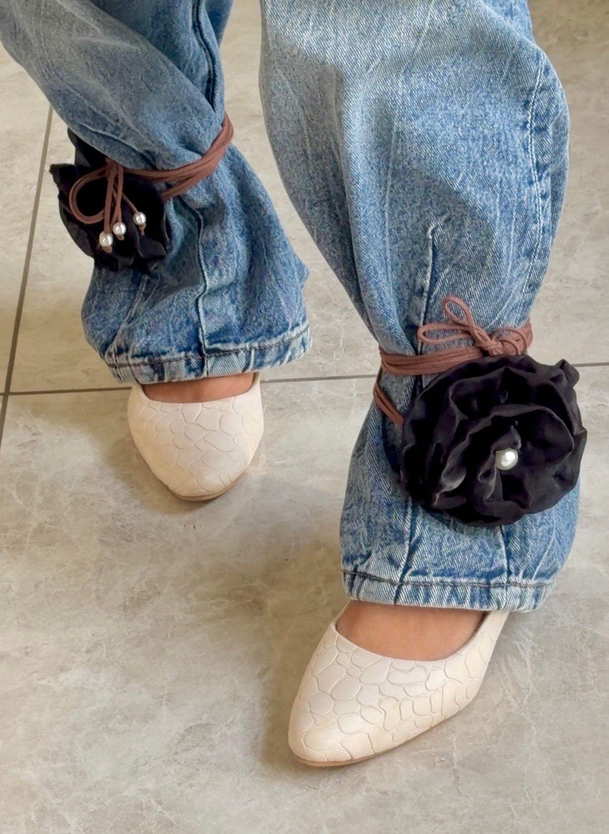 Rosella Anklet Black