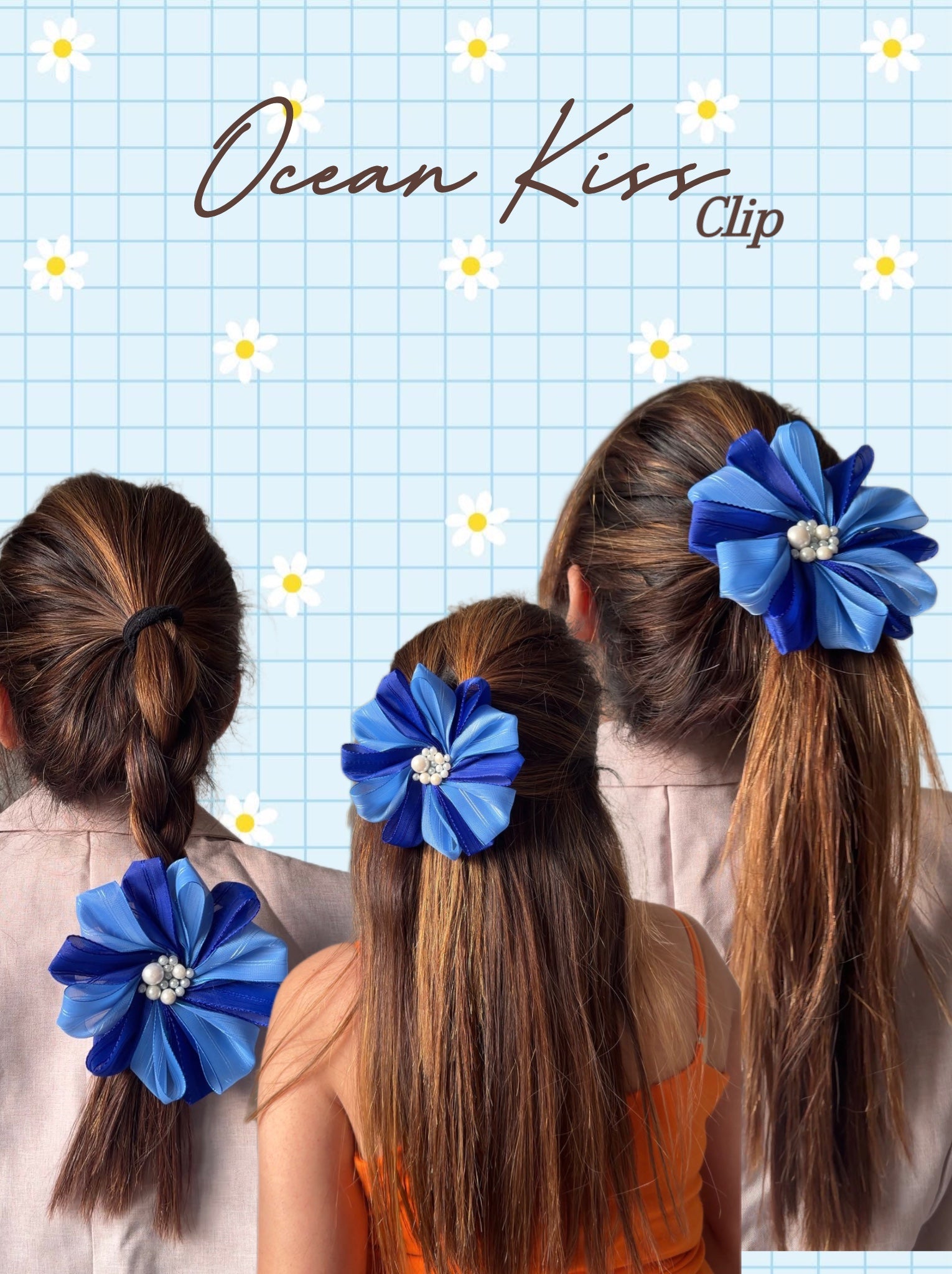 Ocean kiss Hair Clip